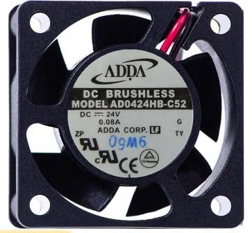 ADDA AD0424HB-C52 24V 0.08A 3wires Cooling Fan ADDA AD0424HB-C52 24V 0.08A 3wires Cooling Fan
